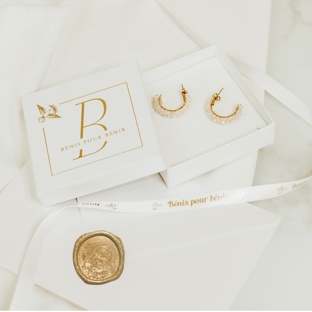 Coffret avec boucles d'oreilles Maranatha